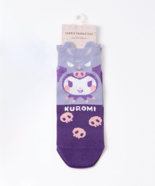 sanrio(サンリオ)の「Sanrio サンリオ キャラクターズ フードカフェ ハローキティ マイメロディ クロミ シナモン アンクルソックス 大人用 くるぶし 靴下 23cm 24cm 25cm(ソックス/靴下・レディース・パープル/ピンク系その他2/ブラウン系その他/ピンク/ピンク系その他/レッド/ブラック/オレンジ/サックスブルー/ブラウン/ブラック系1/ネイビー系1/ブルー系1/イエロー系1/ピンク系1/ピンク系2/レッド系1/スカイブルー系1・23-25cm/M)」の10枚目の写真