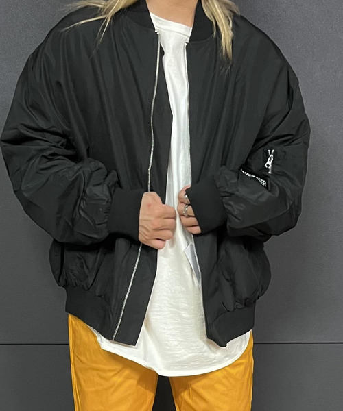 Burner（バーナー）の「【31 BURNER SELECT】オーバーシルエット　ブルゾン　MA-1  int-54102（MA-1・メンズ・カーキ/ブラック/ネイビー・M/XL/L）」の2枚目の写真