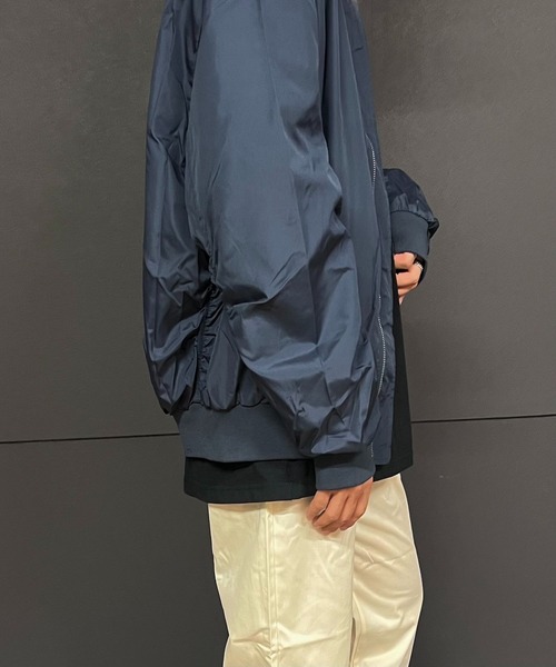 Burner（バーナー）の「【31 BURNER SELECT】オーバーシルエット　ブルゾン　MA-1  int-54102（MA-1・メンズ・カーキ/ブラック/ネイビー・M/XL/L）」の9枚目の写真