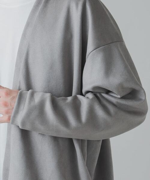 LUCY（ルーシー）の「LUCY/フェイクスウェードアンサンブルカーディガン（アンサンブル・メンズ・パープル/ベージュ/ダークグレー・LARGE/MEDIUM）」の9枚目の写真