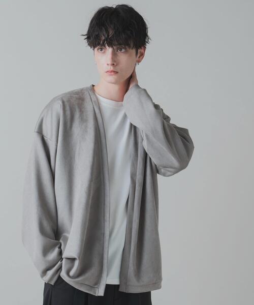 LUCY（ルーシー）の「LUCY/フェイクスウェードアンサンブルカーディガン（アンサンブル・メンズ・パープル/ベージュ/ダークグレー・LARGE/MEDIUM）」の16枚目の写真