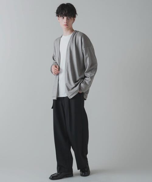 LUCY（ルーシー）の「LUCY/フェイクスウェードアンサンブルカーディガン（アンサンブル・メンズ・パープル/ベージュ/ダークグレー・LARGE/MEDIUM）」の17枚目の写真