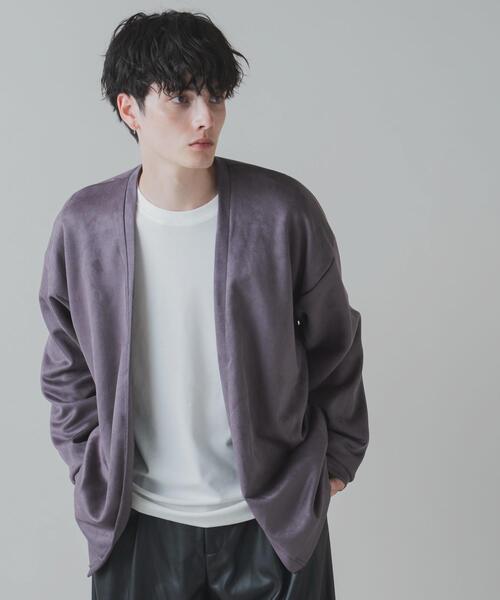 LUCY（ルーシー）の「LUCY/フェイクスウェードアンサンブルカーディガン（アンサンブル・メンズ・パープル/ベージュ/ダークグレー・LARGE/MEDIUM）」の18枚目の写真