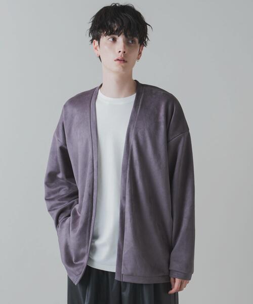 LUCY（ルーシー）の「LUCY/フェイクスウェードアンサンブルカーディガン（アンサンブル・メンズ・パープル/ベージュ/ダークグレー・LARGE/MEDIUM）」の19枚目の写真