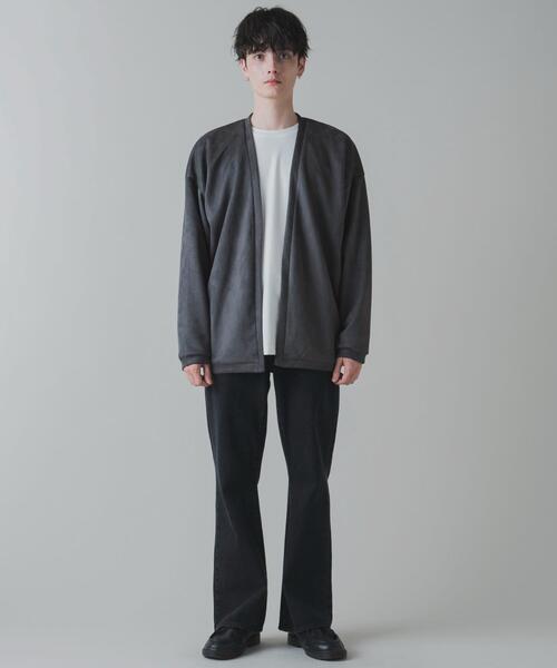 LUCY（ルーシー）の「LUCY/フェイクスウェードアンサンブルカーディガン（アンサンブル・メンズ・パープル/ベージュ/ダークグレー・LARGE/MEDIUM）」の22枚目の写真