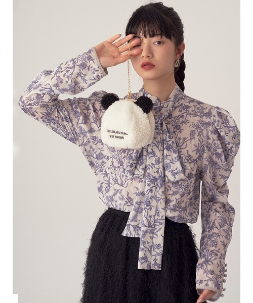 LILY BROWN（リリーブラウン）の「【LILY BROWN×KEITA MARUYAMA】パンダボアポーチバッグ（ショルダーバッグ・レディース・アイボリー・FREE）」の3枚目の写真