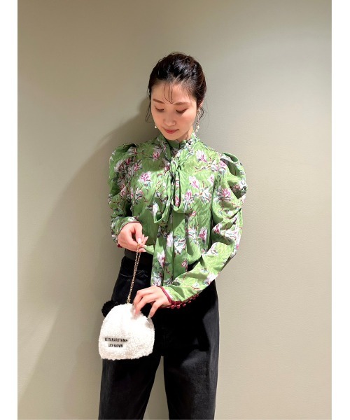 LILY BROWN（リリーブラウン）の「【LILY BROWN×KEITA MARUYAMA】パンダボアポーチバッグ（ショルダーバッグ・レディース・アイボリー・FREE）」の12枚目の写真