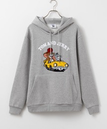 Tom＆Jerry（トムアンドジェリー）の「Tom and Jerry トムとジェリー サガラ刺繍パーカー（パーカー・メンズ）」