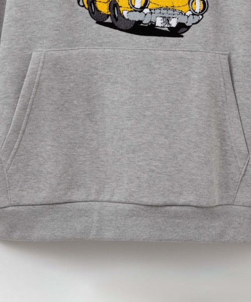 Tom&Jerry(トムアンドジェリー)の「Tom and Jerry トムとジェリー サガラ刺繍パーカー(パーカー・メンズ・杢グレー/スミクロ・L/M/XL)」の6枚目の写真