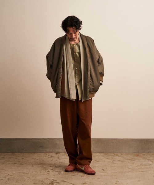 和robe KOIKUCHI  和ローブ　鯉口シャツ　TROVE C.P KOIKUCHI SHIRT（シャツ/ブラウス）｜和ROBE（ワローブ）の