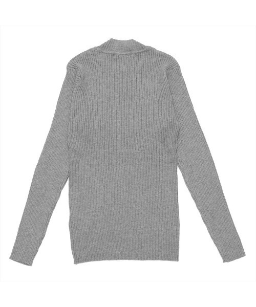 TOKYO SHIRTS(トウキョウシャツ)の「ハイネック ニット プルオーバー(ニット/セーター・レディース・グレー/ブラック・L/LL/M)」の12枚目の写真