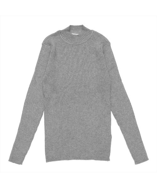 TOKYO SHIRTS(トウキョウシャツ)の「ハイネック ニット プルオーバー(ニット/セーター・レディース・グレー/ブラック・L/LL/M)」の8枚目の写真