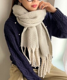 ヘリンボン太フリンジストール