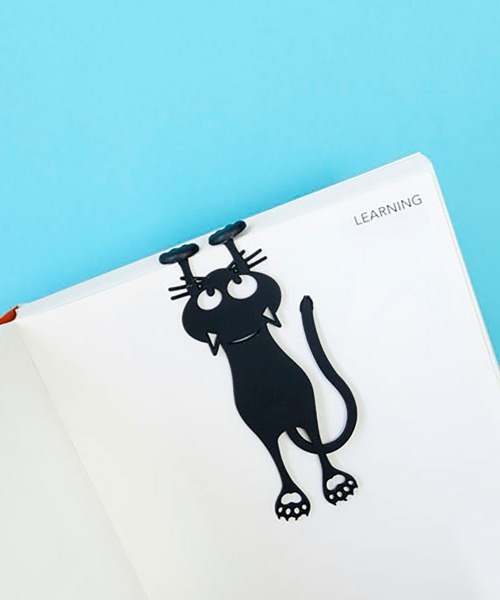 entre square(アントレスクエアー)の「balvi/しおり ブックマーク キャット(本・レディース・ブラック・ONE SIZE)」の3枚目の写真