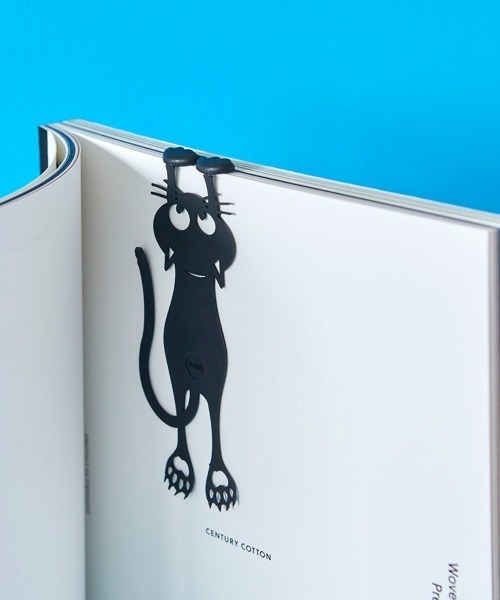 entre square(アントレスクエアー)の「balvi/しおり ブックマーク キャット(本・レディース・ブラック・ONE SIZE)」の5枚目の写真