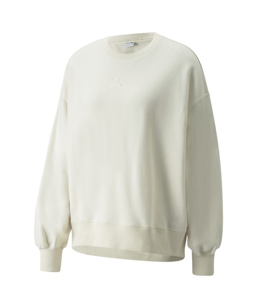 PUMA(プーマ)の「PUMA プーマ ウィメンズ CLASSICS オーバーサイズ クルースウェット(スウェット・レディース・ホワイト系その他/ラベンダー/ブラック・SMALL/LARGE/X-LARGE/MEDIUM)」の2枚目の写真