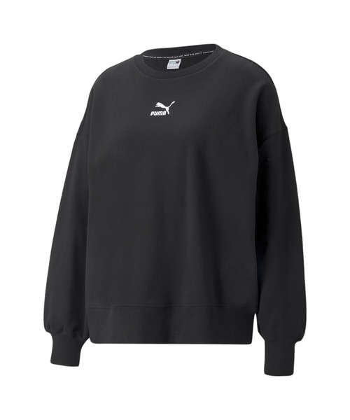 PUMA(プーマ)の「PUMA プーマ ウィメンズ CLASSICS オーバーサイズ クルースウェット(スウェット・レディース・ホワイト系その他/ラベンダー/ブラック・SMALL/LARGE/X-LARGE/MEDIUM)」の3枚目の写真