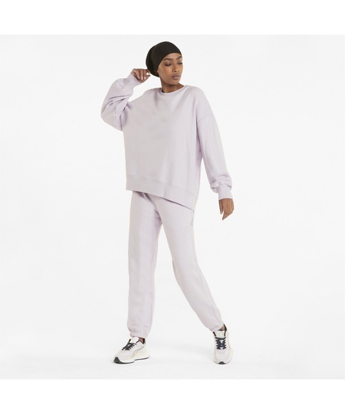 PUMA(プーマ)の「PUMA プーマ ウィメンズ CLASSICS オーバーサイズ クルースウェット(スウェット・レディース・ホワイト系その他/ラベンダー/ブラック・SMALL/LARGE/X-LARGE/MEDIUM)」の15枚目の写真