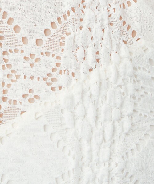 ME COUTURE（ミークチュール）の「ストレッチレースドレス（ワンピース・レディース・ライトグリーン/オフホワイト/ピンク・FREE）」の15枚目の写真