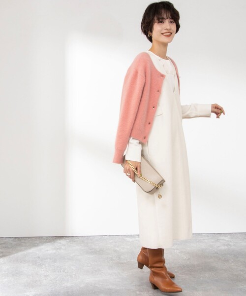 NOLLEY’S（ノーリーズ）の「ウォッシャブルシアーサテン切り替えブラウス（シャツ/ブラウス・レディース・ホワイト/アイボリー・36/38）」の8枚目の写真