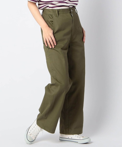 Grand PARK（グランドパーク）の「ペインターパンツ（チノパンツ・レディース・ベージュ/ネイビー/カーキ・FREE）」の3枚目の写真