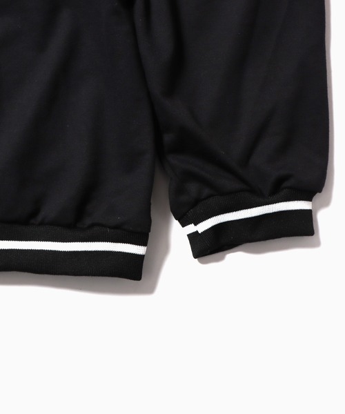 ALL RUNS（オールランズ）の「バイカラーVネックルーズスウェット トレーナー（スウェット・メンズ・ブラック/ネイビー・L/XL/M）」の4枚目の写真