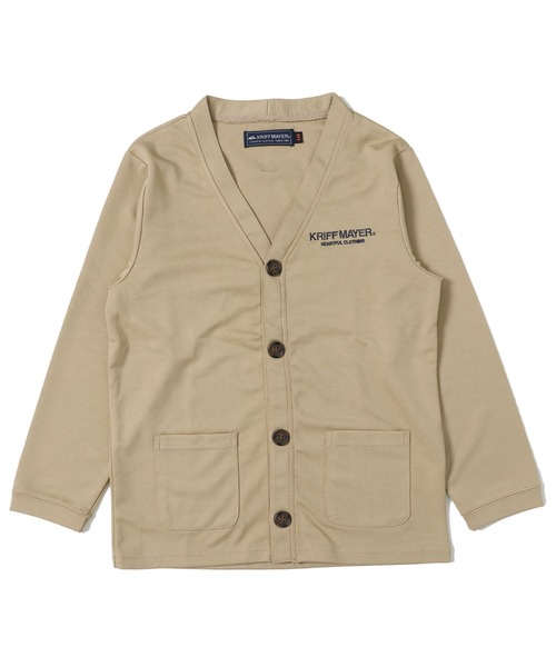 KRIFF MAYER Kid's Collection(クリフメイヤーキッズコレクション)の「シャキっとカーデ(カーディガン/ボレロ・キッズ・チャコール/ベージュ/ネイビー/グレー・150/170/140/120/130/160)」の3枚目の写真