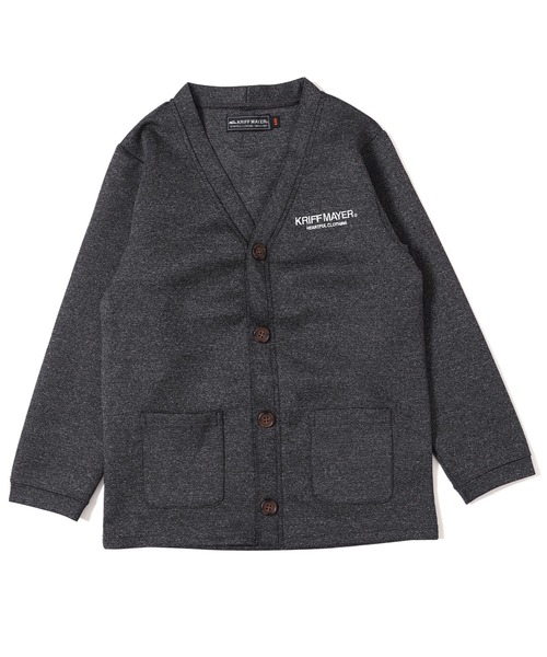 KRIFF MAYER Kid's Collection(クリフメイヤーキッズコレクション)の「シャキっとカーデ(カーディガン/ボレロ・キッズ・チャコール/ベージュ/ネイビー/グレー・150/170/140/120/130/160)」の1枚目の写真