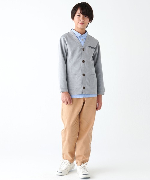 KRIFF MAYER Kid's Collection(クリフメイヤーキッズコレクション)の「シャキっとカーデ(カーディガン/ボレロ・キッズ・チャコール/ベージュ/ネイビー/グレー・150/170/140/120/130/160)」の11枚目の写真