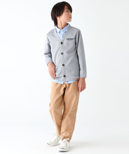 KRIFF MAYER Kid's Collection(クリフメイヤーキッズコレクション)の「シャキっとカーデ(カーディガン/ボレロ・キッズ・チャコール/ベージュ/ネイビー/グレー・150/170/140/120/130/160)」の12枚目の写真