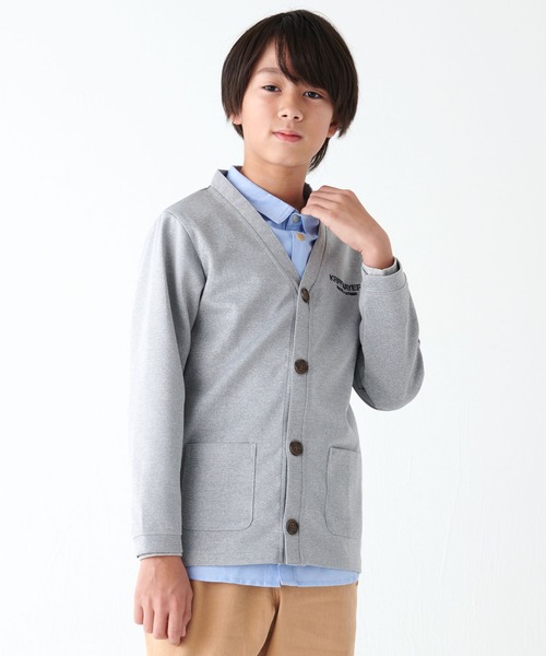 KRIFF MAYER Kid's Collection(クリフメイヤーキッズコレクション)の「シャキっとカーデ(カーディガン/ボレロ・キッズ・チャコール/ベージュ/ネイビー/グレー・150/170/140/120/130/160)」の10枚目の写真