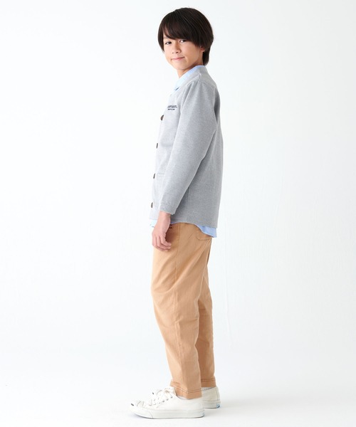 KRIFF MAYER Kid's Collection(クリフメイヤーキッズコレクション)の「シャキっとカーデ(カーディガン/ボレロ・キッズ・チャコール/ベージュ/ネイビー/グレー・150/170/140/120/130/160)」の13枚目の写真