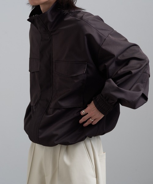 Lui's（ルイス）の「【Neucon / ニューコン】24SS スタンドファティーグブルゾン（ブルゾン・メンズ・オフホワイト/ブラック・2/1）」の11枚目の写真