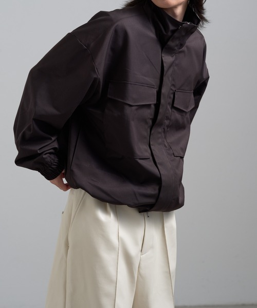 Lui's（ルイス）の「【Neucon / ニューコン】24SS スタンドファティーグブルゾン（ブルゾン・メンズ・オフホワイト/ブラック・2/1）」の13枚目の写真