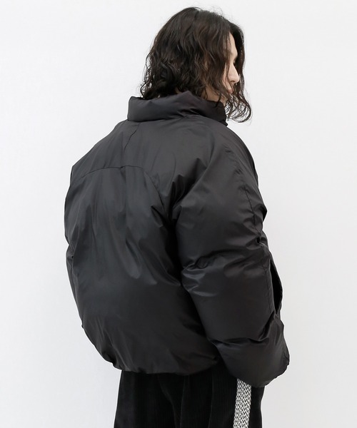 minsobi（ミンソビ）の「クロップド中綿ジャケット スタンドカラーブルゾン（その他アウター・メンズ・クリーム/ブラック・FREE）」の21枚目の写真