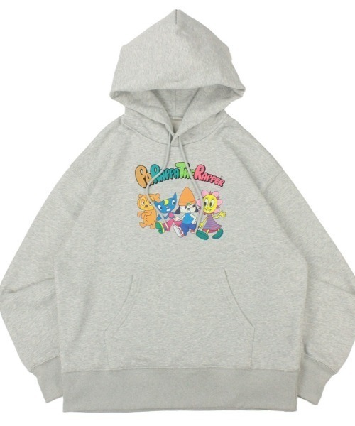sevens（セブンズ）の「パラッパラッパー　グラフィックプリントフードパーカー(se)（パーカー・メンズ・グレー/ブラック/オレンジ・LARGE）」の10枚目の写真