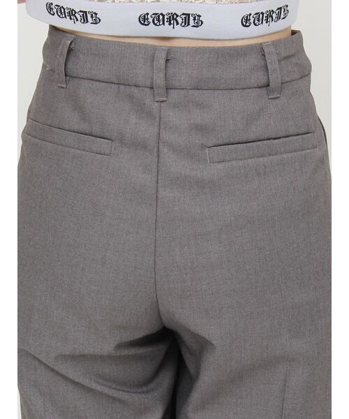 EVRIS（エヴリス）の「ハイウエストタックワイドパンツ【セットアップ着用可能】（その他パンツ・レディース・ブラック/グレー/ピンク・SMALL/MEDIUM）」の4枚目の写真