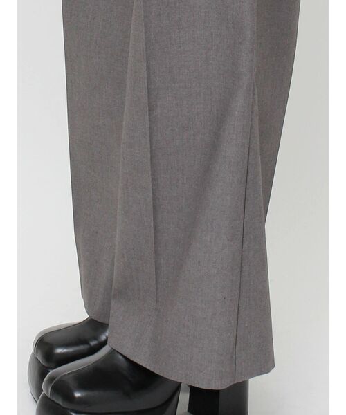 EVRIS（エヴリス）の「ハイウエストタックワイドパンツ【セットアップ着用可能】（その他パンツ・レディース・ブラック/グレー/ピンク・SMALL/MEDIUM）」の6枚目の写真