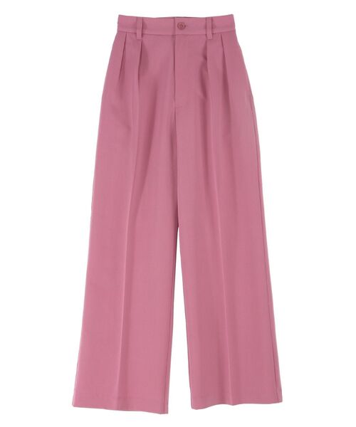 EVRIS（エヴリス）の「ハイウエストタックワイドパンツ【セットアップ着用可能】（その他パンツ・レディース・ブラック/グレー/ピンク・SMALL/MEDIUM）」の12枚目の写真