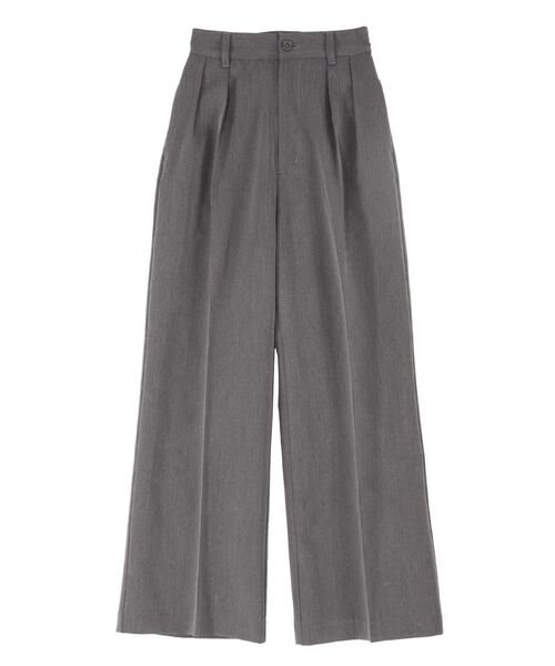 EVRIS（エヴリス）の「ハイウエストタックワイドパンツ【セットアップ着用可能】（その他パンツ・レディース・ブラック/グレー/ピンク・SMALL/MEDIUM）」の13枚目の写真