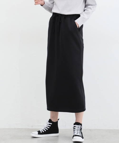 Honeys（ハニーズ）の「ナロースカート（スカート・レディース・グレイッシュベージュ/アイボリー/ライトグリーン/ブラック・LL/S/M/L）」の2枚目の写真