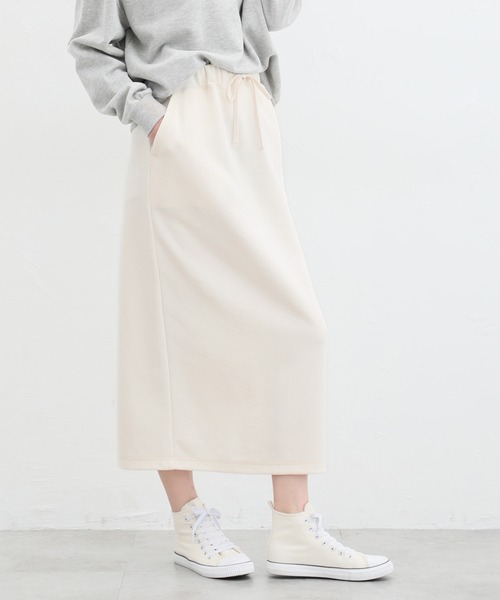 Honeys（ハニーズ）の「ナロースカート（スカート・レディース・グレイッシュベージュ/アイボリー/ライトグリーン/ブラック・LL/S/M/L）」の6枚目の写真