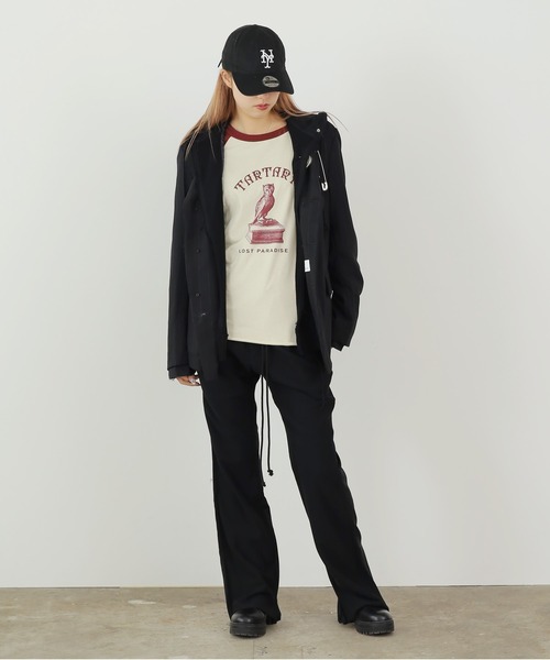 DIET BUTCHER（ダイエットブッチャー）の「DIET BUTCHER/ダイエットブッチャー Docking flared trouser ドッキングフレアパンツ（スラックス・メンズ・ブラック/グレー・1/3/2）」の17枚目の写真