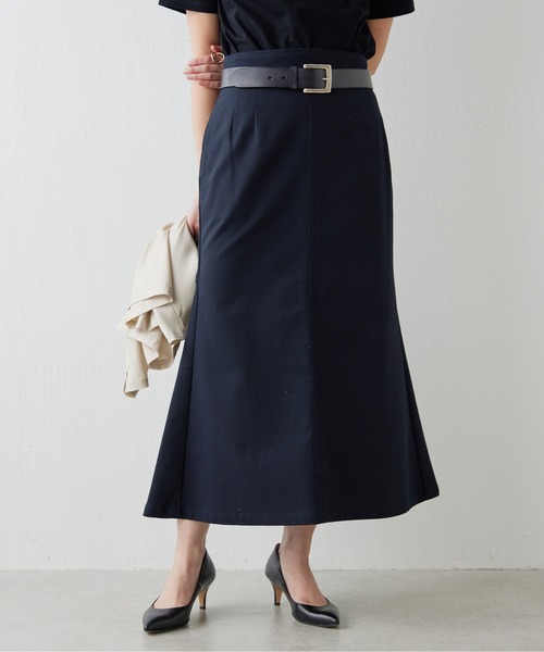 Drawing Numbers（ドローイング ナンバーズ）の「【Drawing Numbers】マーメイドフレアスカート（スカート・レディース・ネイビー/ベージュ・36/38）」の15枚目の写真