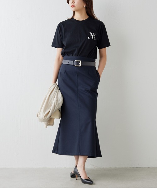 Drawing Numbers（ドローイング ナンバーズ）の「【Drawing Numbers】マーメイドフレアスカート（スカート・レディース・ネイビー/ベージュ・36/38）」の11枚目の写真