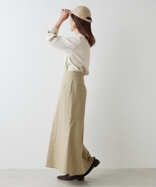 Drawing Numbers（ドローイング ナンバーズ）の「【Drawing Numbers】マーメイドフレアスカート（スカート・レディース・ネイビー/ベージュ・36/38）」の5枚目の写真