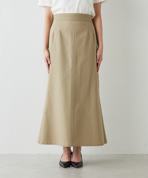 Drawing Numbers（ドローイング ナンバーズ）の「【Drawing Numbers】マーメイドフレアスカート（スカート・レディース・ネイビー/ベージュ・36/38）」の17枚目の写真