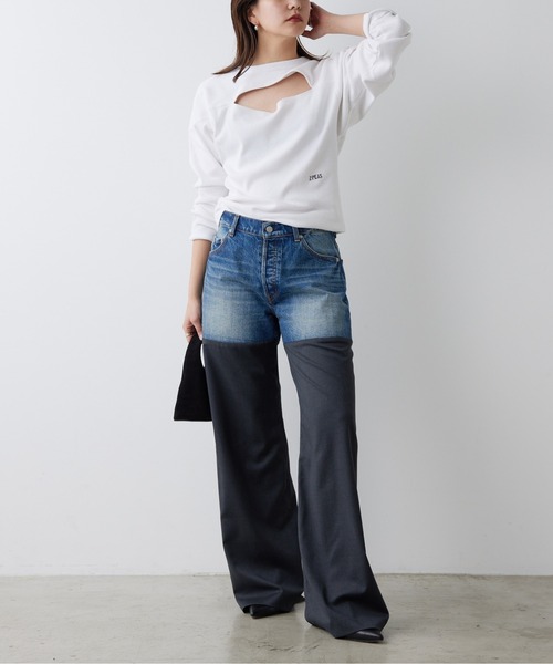 GALLARDAGALANTE（ガリャルダガランテ）の「【PEAS】スラックスデニム