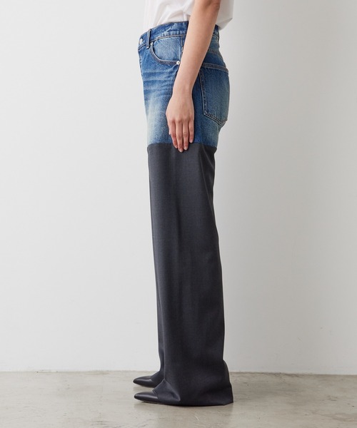 GALLARDAGALANTE（ガリャルダガランテ）の「【PEAS】スラックスデニム