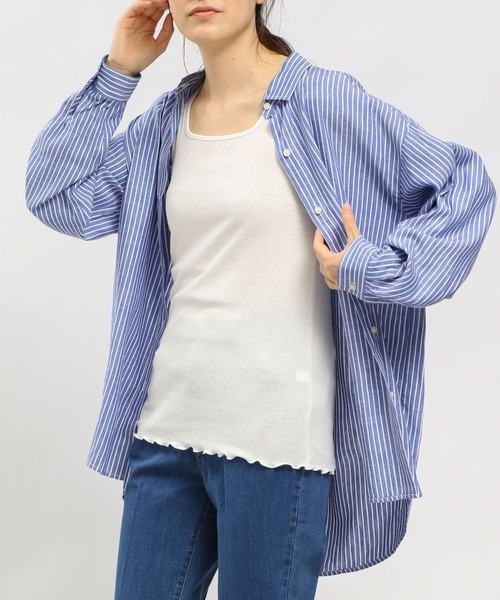 GLOBAL WORK Smile Seed Store（グローバルワーク スマイルシードストア）の「華奢リブタンクトップ/984082（タンクトップ・レディース・チャコール/オフホワイト/グレー系その他/ブラック/ライトベージュ・MEDIUM/LARGE/SMALL/X-LARGE）」の22枚目の写真